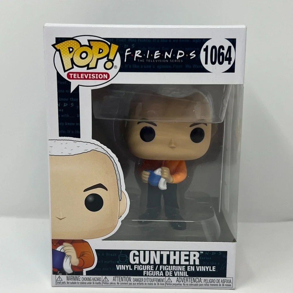 Funko Pop Friends Gunther #1064 TV Series Vinyl Figure New In Box 4